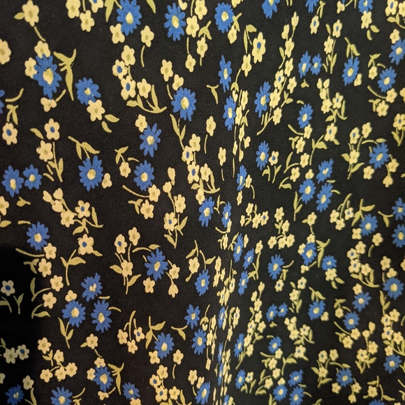 Vintage 90's Ditzy Bias Slip Dress - Picture 4 of 4